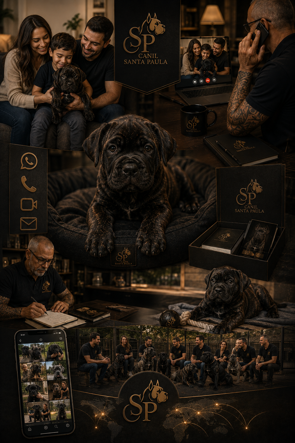 Pós-venda na jornada de um filhote Cane Corso Santa Paula